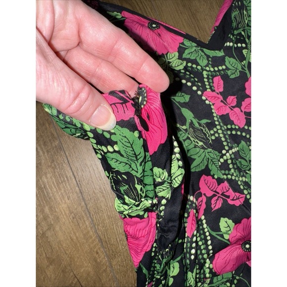 Maeve by Anthropologie Floral Maxi Dress Sleeveless V Neck Summer Casual 14P - Picture 7 of 10